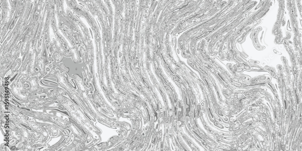 Aufkleber abstract grayscale flowing pattern with swirling marbled textures creating a dynamic and visually en