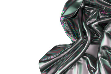 Iridescent Colors Backgrounds - Abstract Liquid Fluid Shapes with Glossy Metallic Reflection, Soft Gradient Flow, Futuristic Tech Design and Colorful Holographic Effects for Modern Visuals 