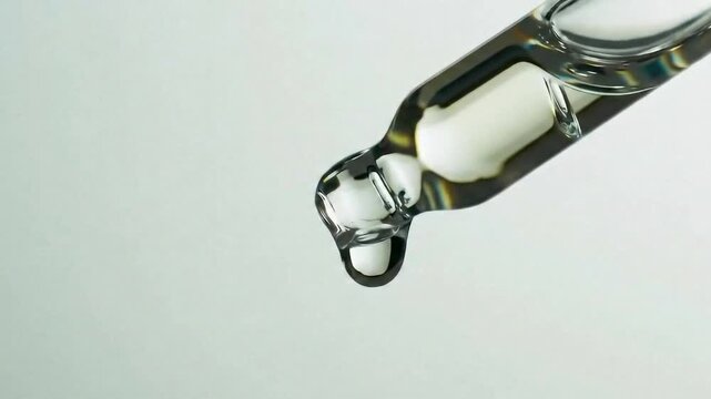 a drop of liquid being dropped from dropper