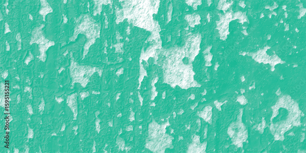 Poster abstract textured background in turquoise green color with grungy distressed paint surface suitable 