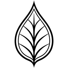 Modern Leaf Silhouette Logo  Clean Nature Symbol for Eco Branding, Organic Products, Natural Cosmetics, and Green Packaging Design Trusted for Eco-Friendly Identity and Minimalist Aesthetics