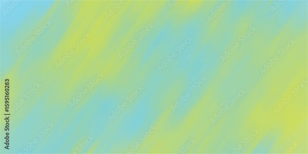 Aufkleber gradient blending of calming colors featuring a cool blue and warm yellow blend creating a pleasant 