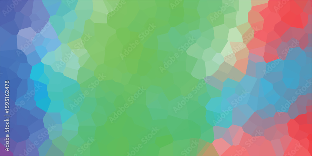 Aufkleber vibrant colorful abstract geometric mosaic texture with soft gradient effect suitable for modern bac