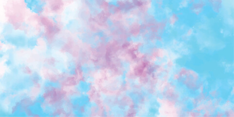 Watercolor background illustration with soft blue pink and purple tones for creative projects and graphic designs