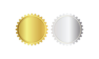 Gold and Silver Award Medals for Achievement and Recognition