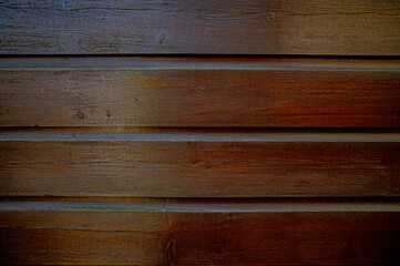 Dark wooden wall texture with horizontal planks
