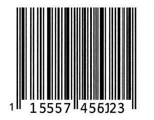 Highresolution image of a black and white linear barcode with numerical digits suitable for retail inventory and product identification systems  Clean sharp and detailed scannable code