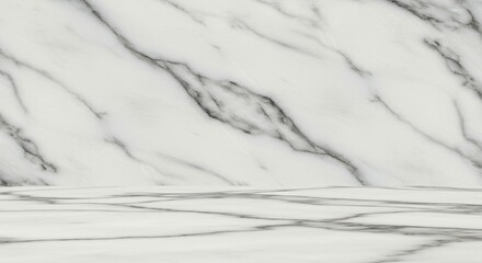 Obraz premium Marble Surface with Veins Elegant Stone Texture Background