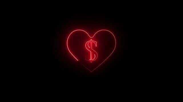 Neon Hard Dollar &ndash; Power Cash Animation.

