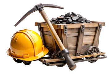 wheelbarrow with tools