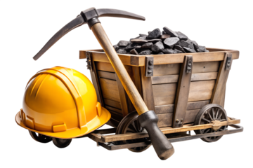 wheelbarrow with tools