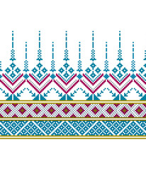 Cross Stitch Embroidery Detailed Design
