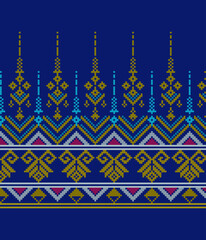 Cross Stitch Embroidery Detailed Design