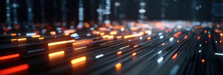 Obraz premium Abstract digital network