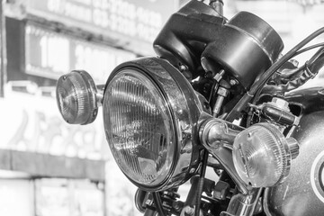 Fototapeta premium Historische Autos und Motorräder