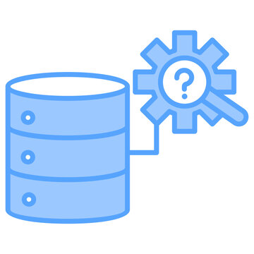 Query Optimization Blue Icon