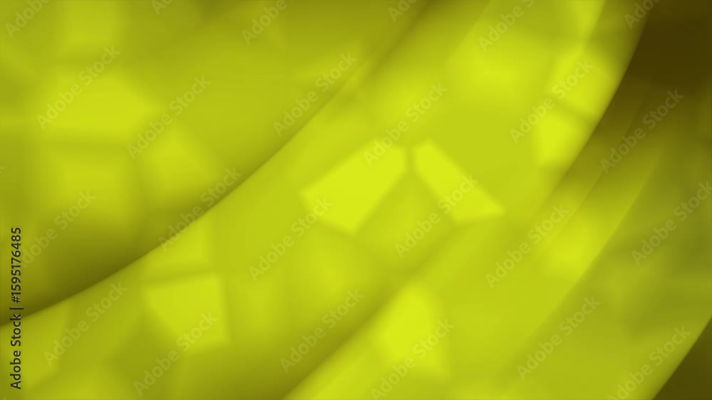 Poster abstract golden yellow background featuring subtle hexagonal patterns and smooth, dynamic curves. id