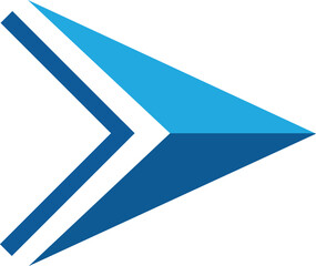 Abstract background with neon lights of arrows
