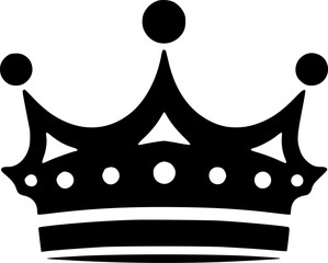 Crown | Minimalist and Simple Silhouette - Vector illustration
