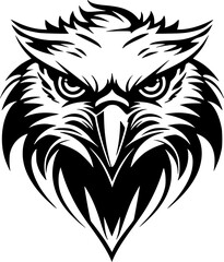 Obraz premium Falcon | Minimalist and Simple Silhouette - Vector illustration