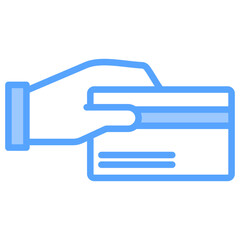 Credit Card Blue Icon