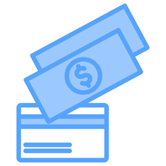 Payment Method Blue Icon