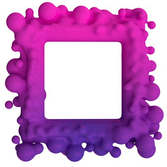 
Metaball - Abstract 3D rendering of fluid organic shapes with vibrant pink and purple neon colors on dark backgrounds for futuristic digital art and creative design, objects, and particles mixed
