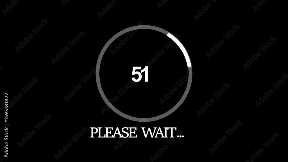 Leinwandbilder loading bar and loading complete. please wait icon. updating and downloading progress animation tran
