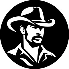 Western - High Quality Vector Logo - Vector illustration ideal for T-shirt graphic