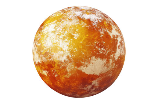 A fiery, round celestial body - Powered by Adobe
