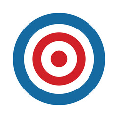 bullseye target vector illustration