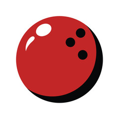 bowling ball vector illustration