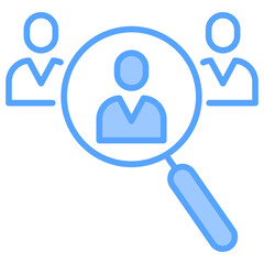 Recruitment Blue Icon