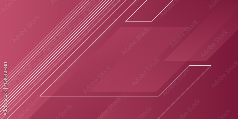 Aufkleber abstract red geometric background. simple overlap square papercut pattern design.