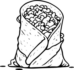 Minimalist Burrito icon