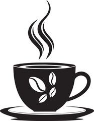 coffee cup vector design logo style icon art illustrator