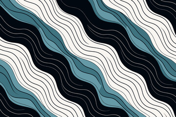 Fototapeta premium seamless wave pattern