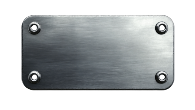 Brushed metal plate (1) - Powered by Adobe