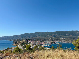 Fototapeta premium Vue de Poros en Grèce