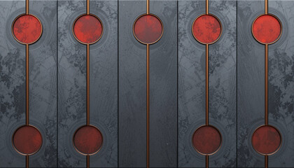 Abstract modern background with dark panels and red circular accents