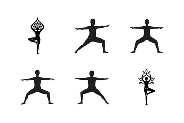 outline vector illustration of a person doing