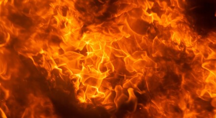 Blazing Fire Intense Heat Energy Background Flames Texture
