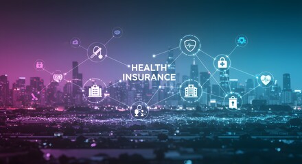 Blue digital global network illustration with glowing earth and technology connection symbols