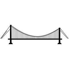 Obraz premium Golden Gate Bridge, a landmark of San Francisco, spans the bay with its iconic golden architecture