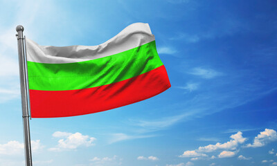 Bulgaria flag waving image