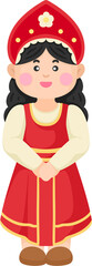 illustration russian character