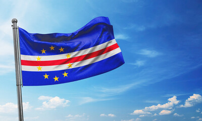 cape verde flag waving image
