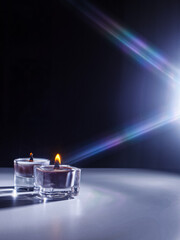 candle in the dark