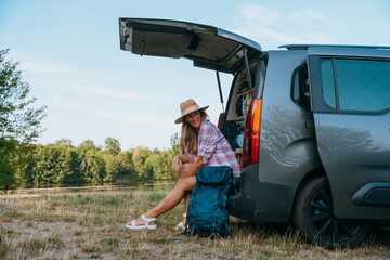 A woman explores Europe in her mini campervan, escaping daily life in search of freedom, nature,...