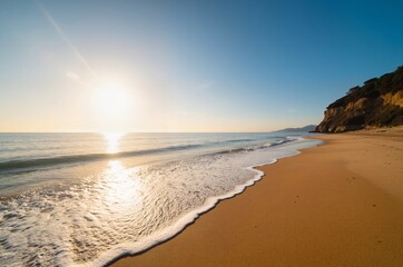 Obraz premium Enchanting Coastal Sunset